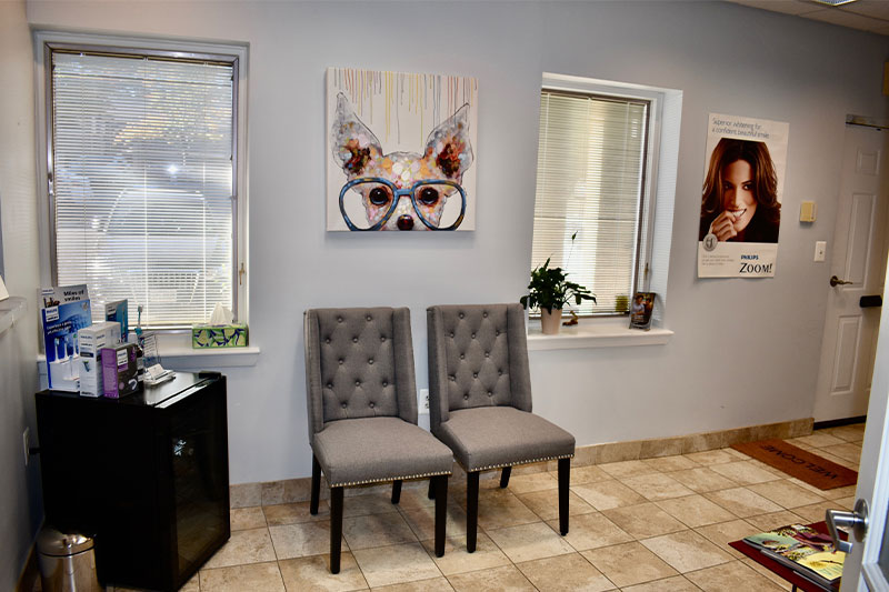 Inside Dura Dental — modern, comfortable office in Alexandria VA